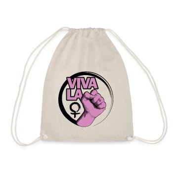 Viva La Frauenpower - Turnbeutel - Natur - Vorne