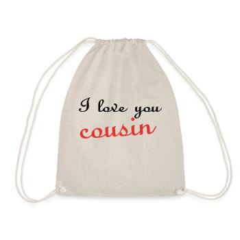 i love you cousin - Sac de sport léger - nature - Devant