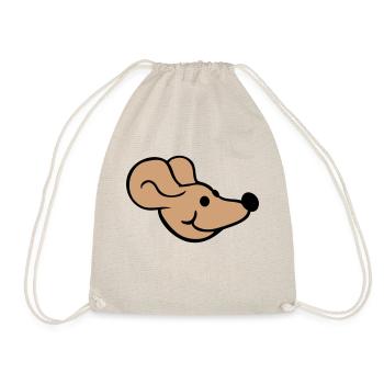 Mouse Mouse Cute Little Rat Rodent Friendly - Drawstring Bag - nature - Front