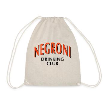 Negroni Drinking Club Schrifzug - Turnbeutel - Natur - Vorne