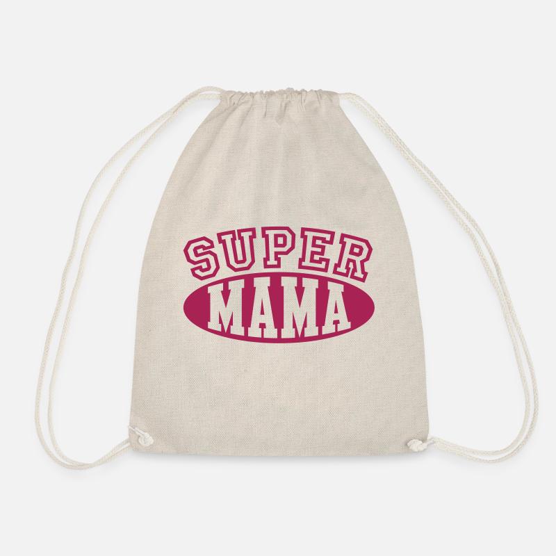 Super Mama - Drawstring Bag - nature