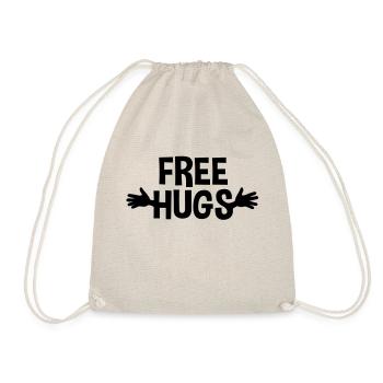 Free Hugs - Drawstring Bag - nature - Front