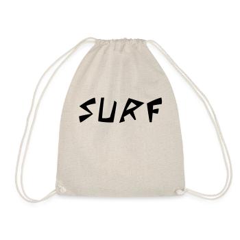 surf - Turnbeutel - Natur - Vorne