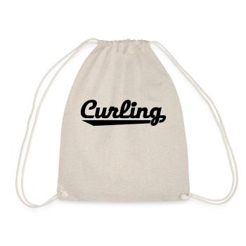 Curling - Turnbeutel - Natur - Vorne