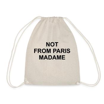 Not from paris madame - Drawstring Bag - nature - Front