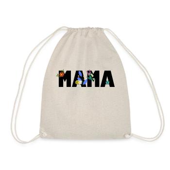 Mama - Drawstring Bag - nature - Front