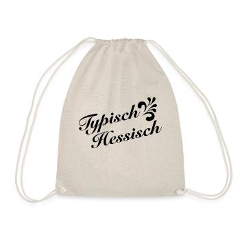 Hessian typique – Chemises originales de Hesse - Sac de sport léger - nature - Devant