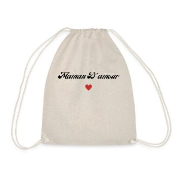 maman d'amour - Sac de sport léger - nature - Devant