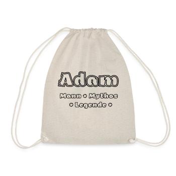 Adam - der Mann, der Mythos, die Legende - Turnbeutel - Natur - Vorne