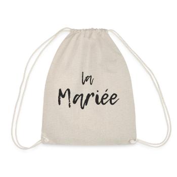 evjf humour team bride de la mariée - Sac de sport léger - nature - Devant