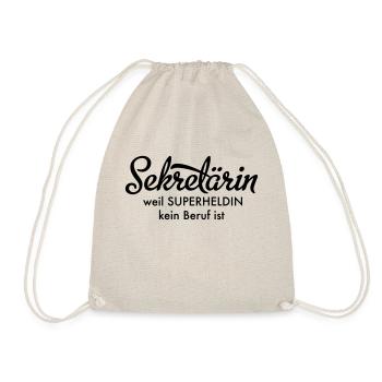 Sekretärin - Turnbeutel - Natur - Vorne