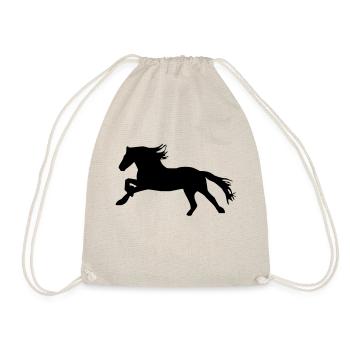 pferd - Drawstring Bag - nature - Front