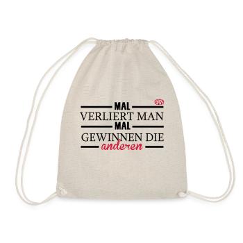 Mal verliert man, mal gewinnen die anderen - Turnbeutel - Natur - Vorne