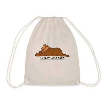 Im not Amoosed - Drawstring Bag - nature - Front