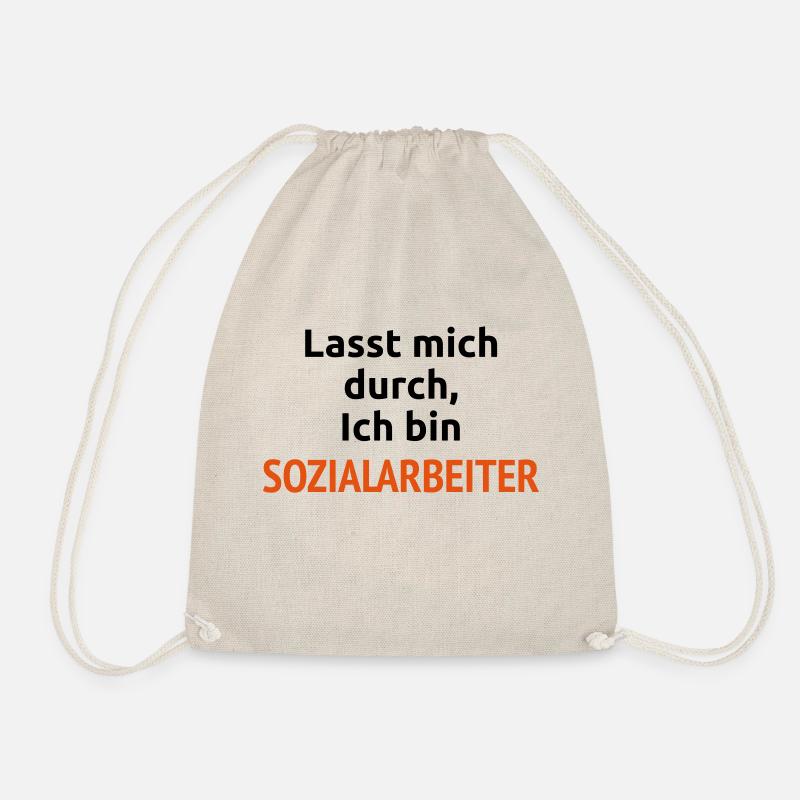 Lasst mich durch, ich bin Sozialarbeiter - Turnbeutel - Natur