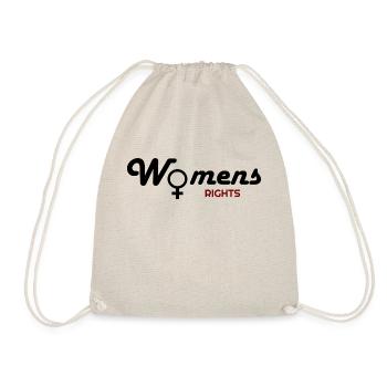 Frauenrechte, Frauen, Frauenrechte Hoodies, Frau - Turnbeutel - Natur - Vorne
