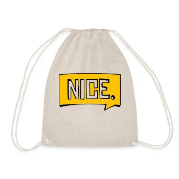 nice. - Turnbeutel - Natur - Vorne