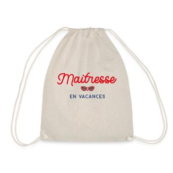 maitresse en vacances - Sac de sport léger - nature - Devant