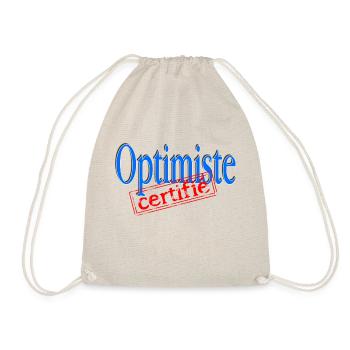 Optimiste certifié - Sac de sport léger - nature - Devant