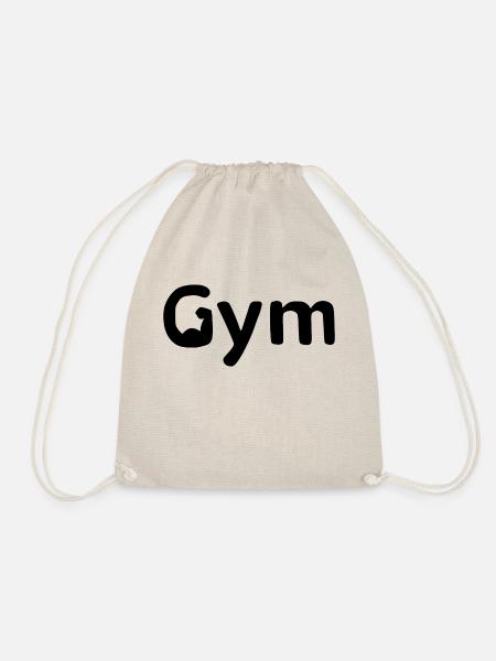 Gym | Bizeps im Fitness - Turnbeutel - Natur