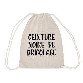 ceinture noire de bricolage - Sac de sport léger - nature - Devant