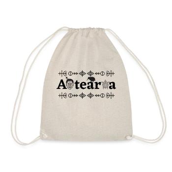 Aotearoa Maori Neuseeland Haka Tanz Kiwi Vogel - Turnbeutel - Natur - Vorne