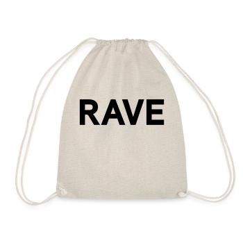 RAVE - Drawstring Bag - nature - Front