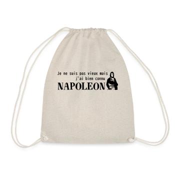 Je ne suis pas vieux j'ai connu Napoléon - Sac de sport léger - nature - Devant