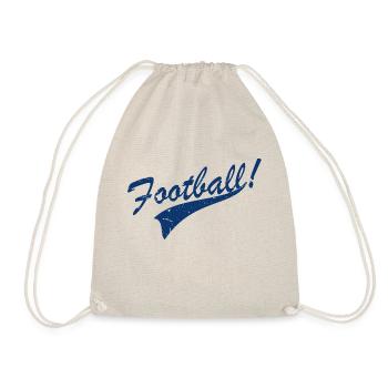Vintage football - Drawstring Bag - nature - Front