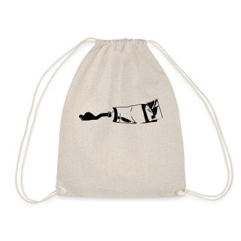 Paint tube - Drawstring Bag - nature - Front