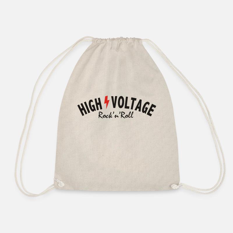 High/Voltage Fanshirt - Turnbeutel - Natur