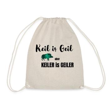 Wedge is cool - Drawstring Bag - nature - Front
