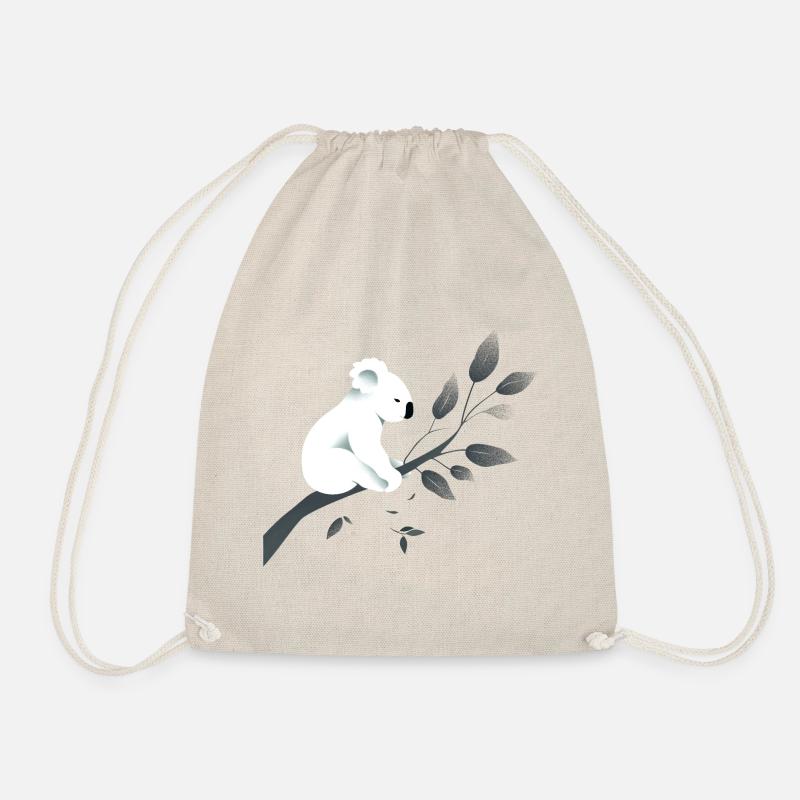 Koala on a branch - Drawstring Bag - nature