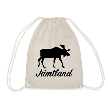 Jämtland Moose Sverige Northern Sweden Sweden - Drawstring Bag - nature - Front
