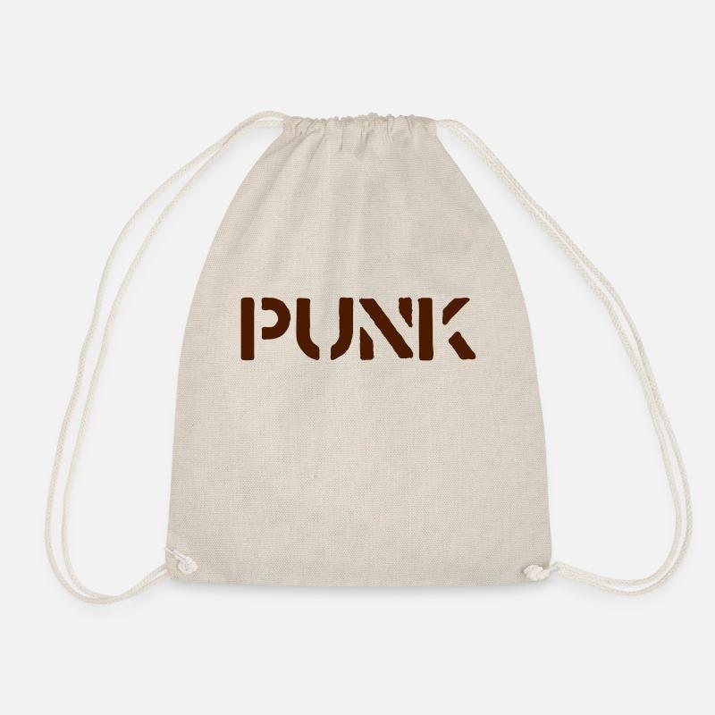 Punk - Drawstring Bag - nature