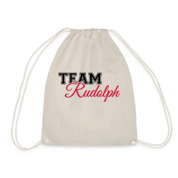 Team Rudolph - Turnbeutel - Natur - Vorne
