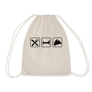 eatsleep_motorbike1 - Sac de sport léger - nature - Devant