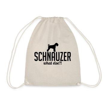 SCHNAUZER what else - Turnbeutel - Natur - Vorne