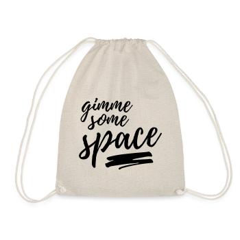 Give me some freedom gift female lettering - Drawstring Bag - nature - Front