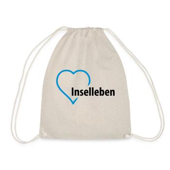 inselleben__f2 - Drawstring Bag - nature - Front