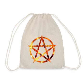 pentagramme des flammes - Sac de sport léger - nature - Devant