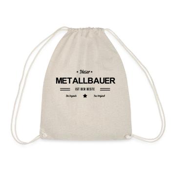 Bester Metallbauer - Turnbeutel - Natur - Vorne