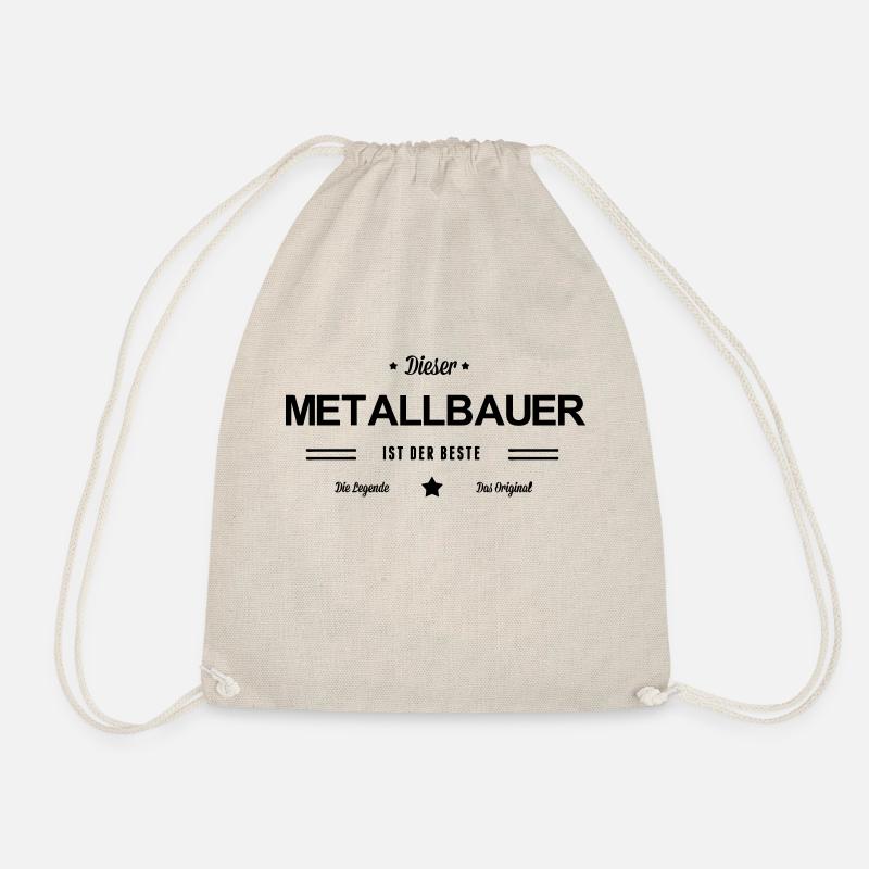 Bester Metallbauer - Turnbeutel - Natur
