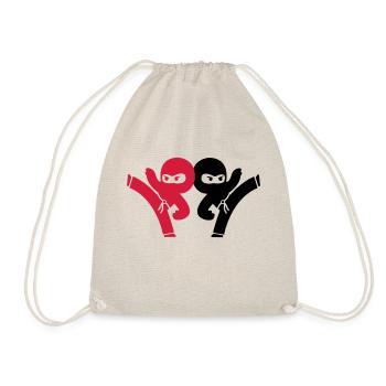 ninja_1 - Drawstring Bag - nature - Front