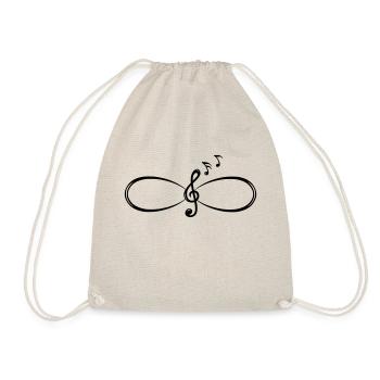 Clef Treble Clef Infinity Symbol - Sac de sport léger - nature - Devant