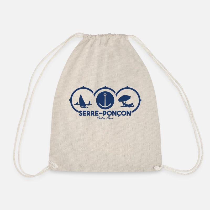 Poncon clamp 3 pictograms - Drawstring Bag - nature