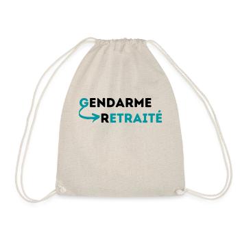 Gendarme retraité - Sac de sport léger - nature - Devant