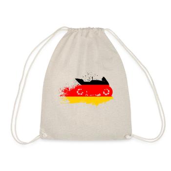 Moto Art Motorsport Allemagne Drapeau - Sac de sport léger - nature - Devant