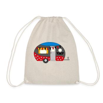 camping - Drawstring Bag - nature - Front