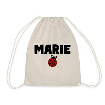 MARIE Ladybug - Drawstring Bag - nature - Front